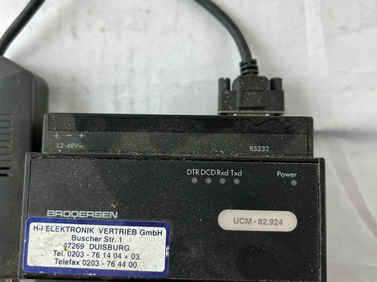 Billede 3 - Brodersen UCM-82.924 PSTN Modem 12-48VDC RS232 med