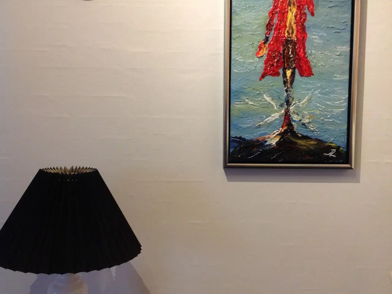Billede 2 - Elegant kvinde i blæsevejr "
