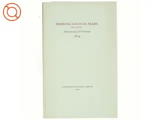 Herning sogn og plads før og nu af L.Ch.Th. Frølund (bog)