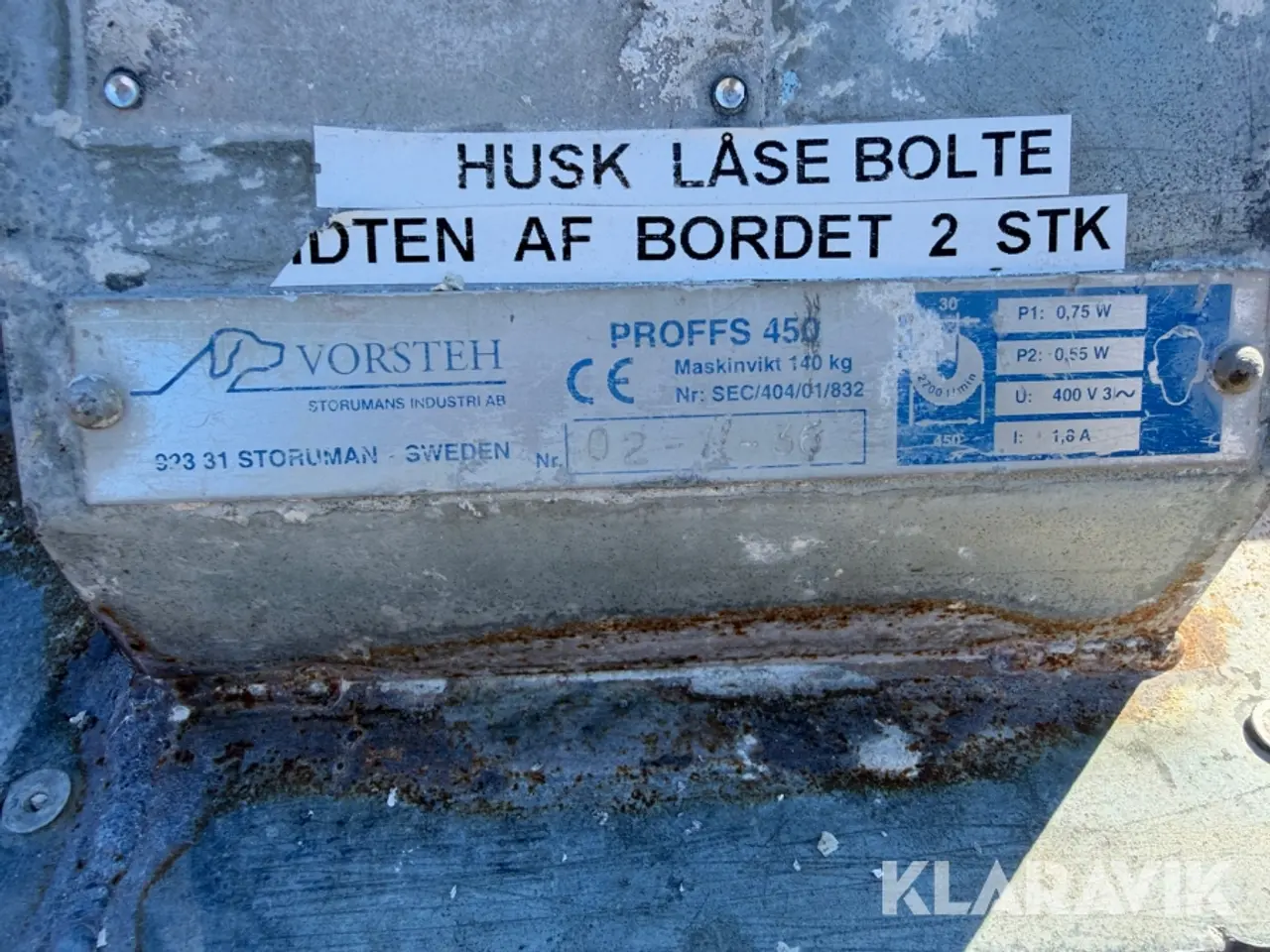 Billede 5 - Byggepladssav / rundsav Vorsteh Proffs 450 - 1 styk