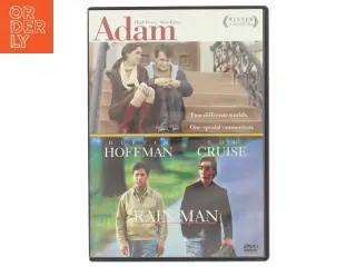 DVD med filmene 'Adam' og 'Rain Man'