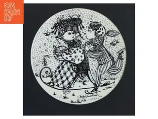 Bjørn Wiinblad Nymølle januar kontakt væg-/varmeskive Ø15,5 cm fra Nymlle (str. Ø 15,5 cm)