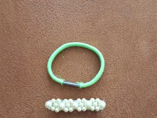 Hårspænde med perler