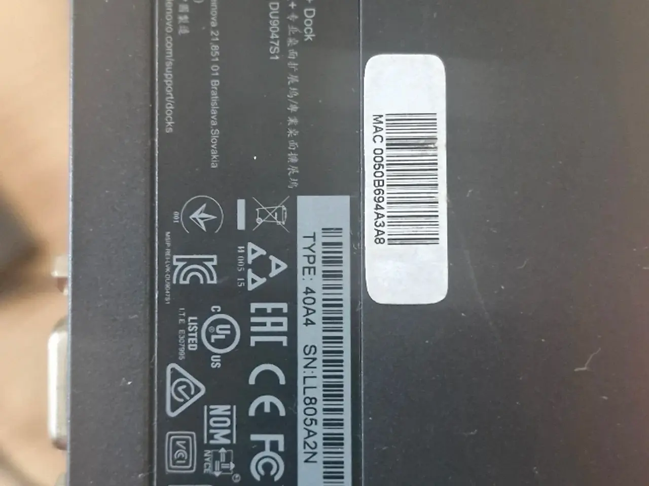 Billede 2 - Lenovo ThinkPad OneLink+ Dock (DU9047S1) med 90W s