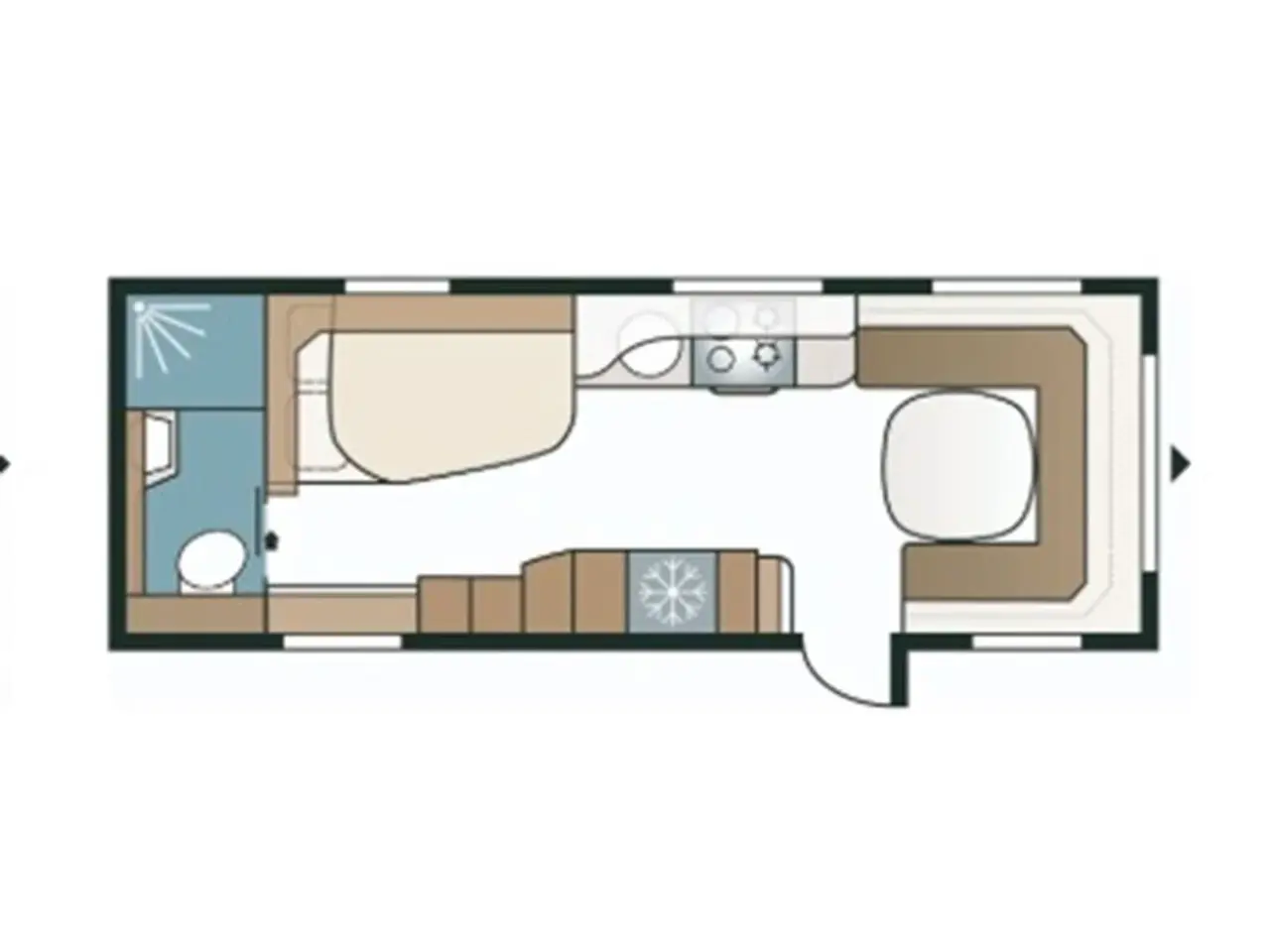 Billede 21 - 2017 - Kabe Imperial 740 TDL-U Isabella Commodore North inkl CarbonX stel, Thule fast monteret markise, Truma mover x4 motor, Dometic Aircon, Centralstøvsuger, Alde Centralvarme