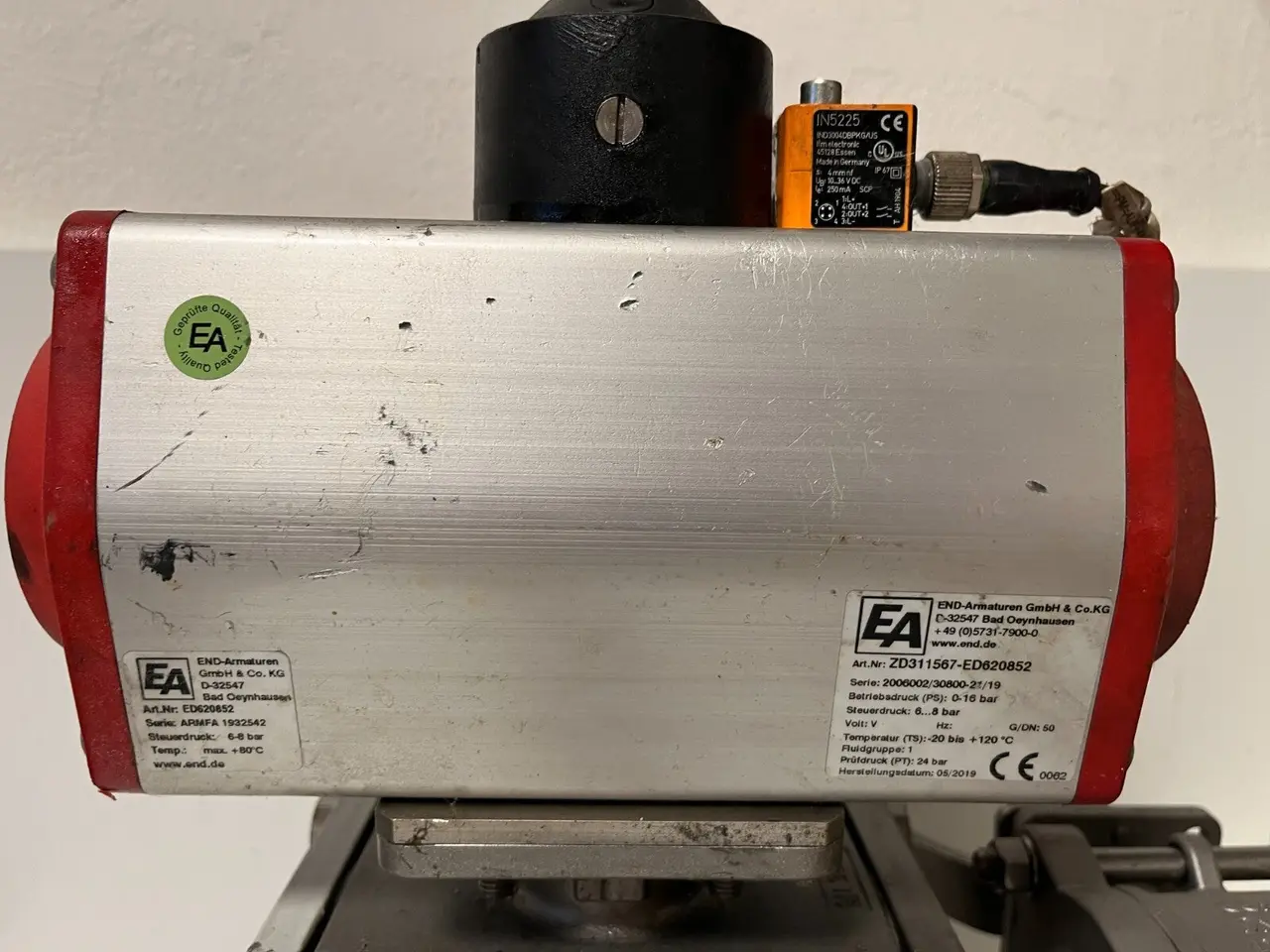 Billede 16 - END-Armaturen ZD311567 DN50 Ball ventil Pneumatic