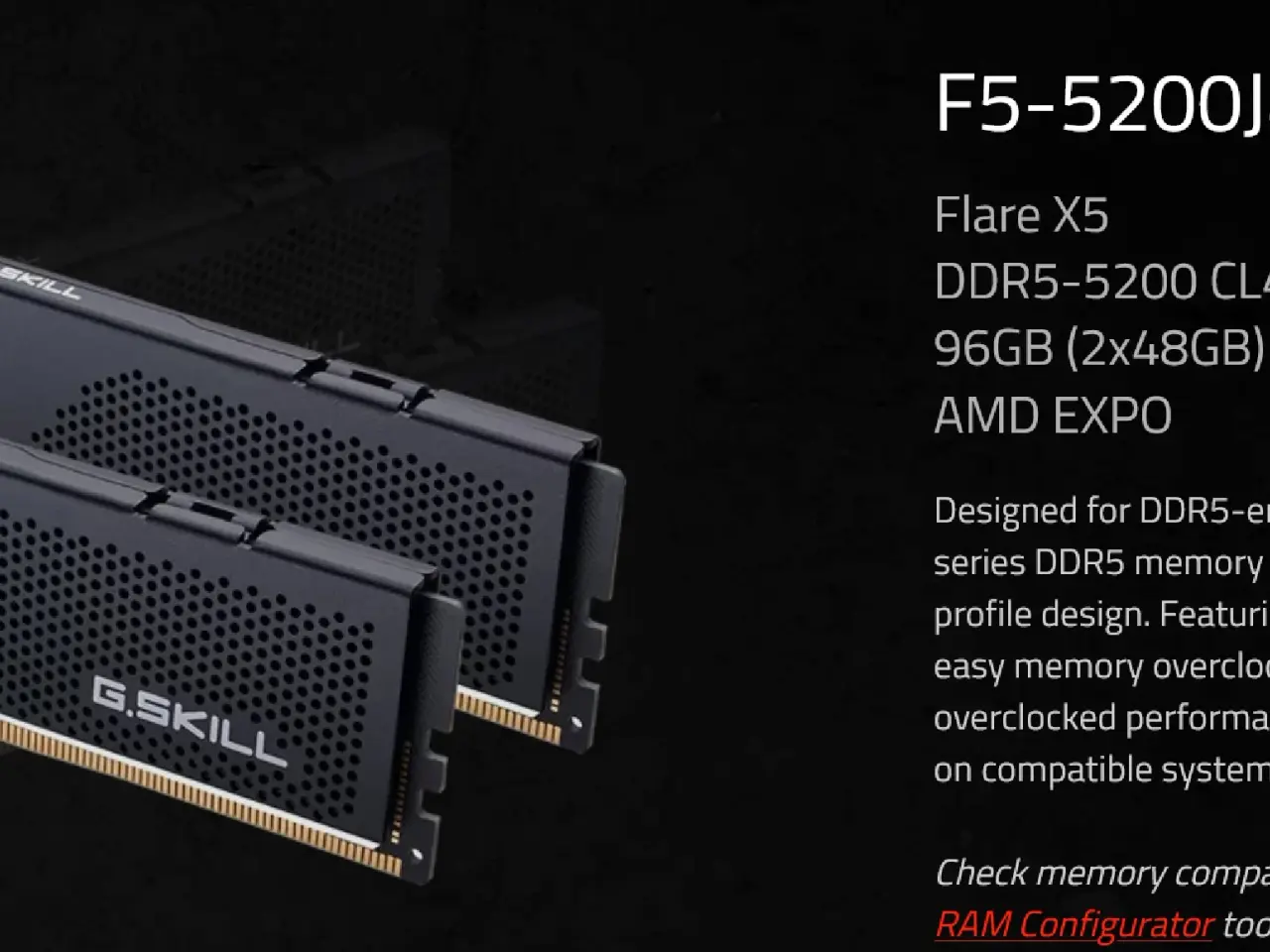 Billede 8 - 96 GB DDR5 - G.Skill Flare X5