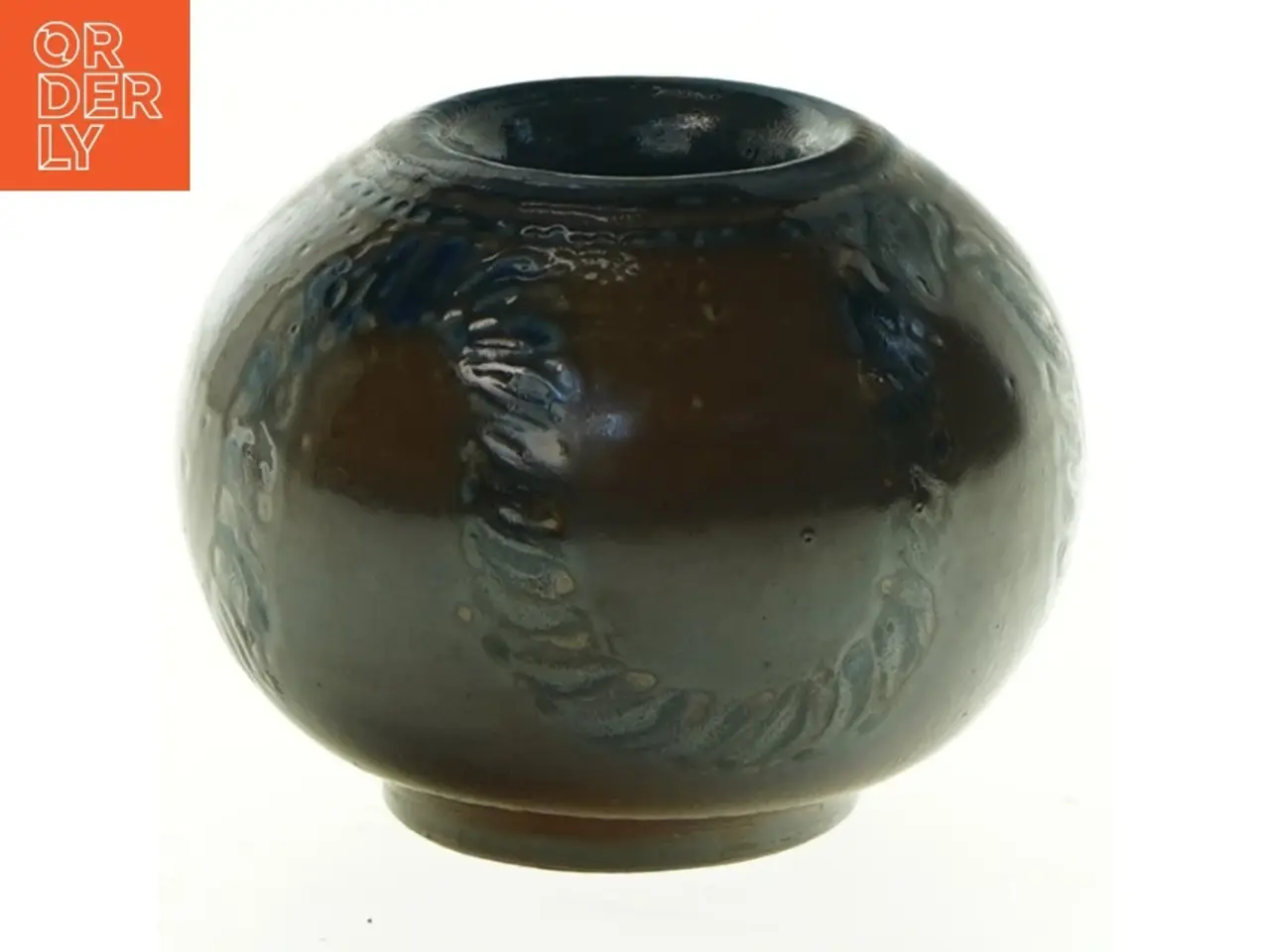 Billede 1 - Håndlavet Keramik vase (str. 8 x 7 cm)