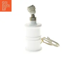 Hvid bordlampe fra Royal Copenhagen (str. 27 cm)