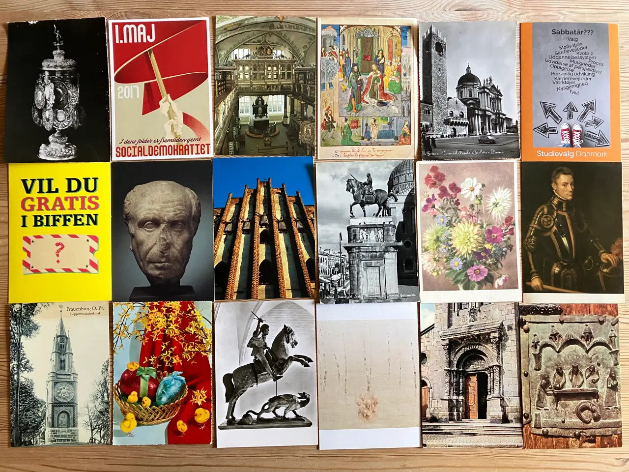 Billede 1 - 4x100 Postkort GO-CARD, reklame- og kunstpostkort