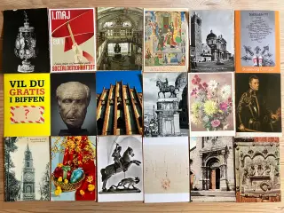 4x100 Postkort GO-CARD, reklame- og kunstpostkort