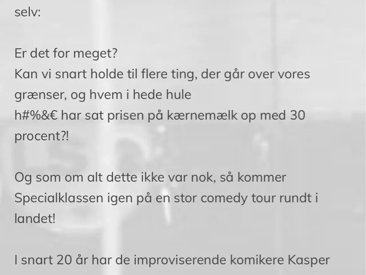 Billede 2 - Billetter til specialklassen