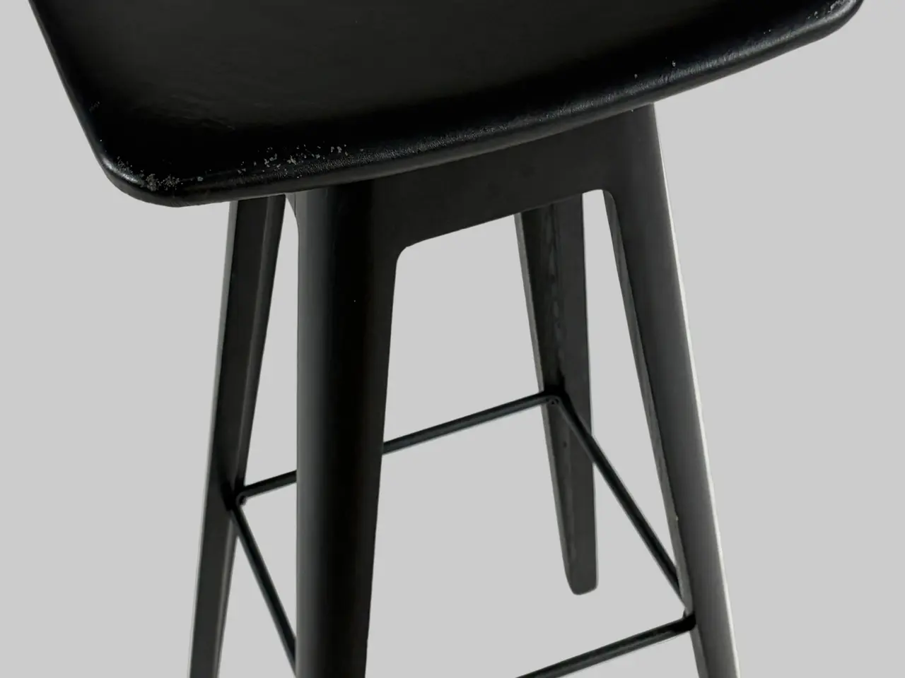 Billede 4 - Andersen Furniture HC1 Barstol – Sort Læder SH 80cm