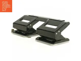 Dobbelt hulmaskine fra Brause Brause (str. 27 x 10,5 x 8,5 cm)