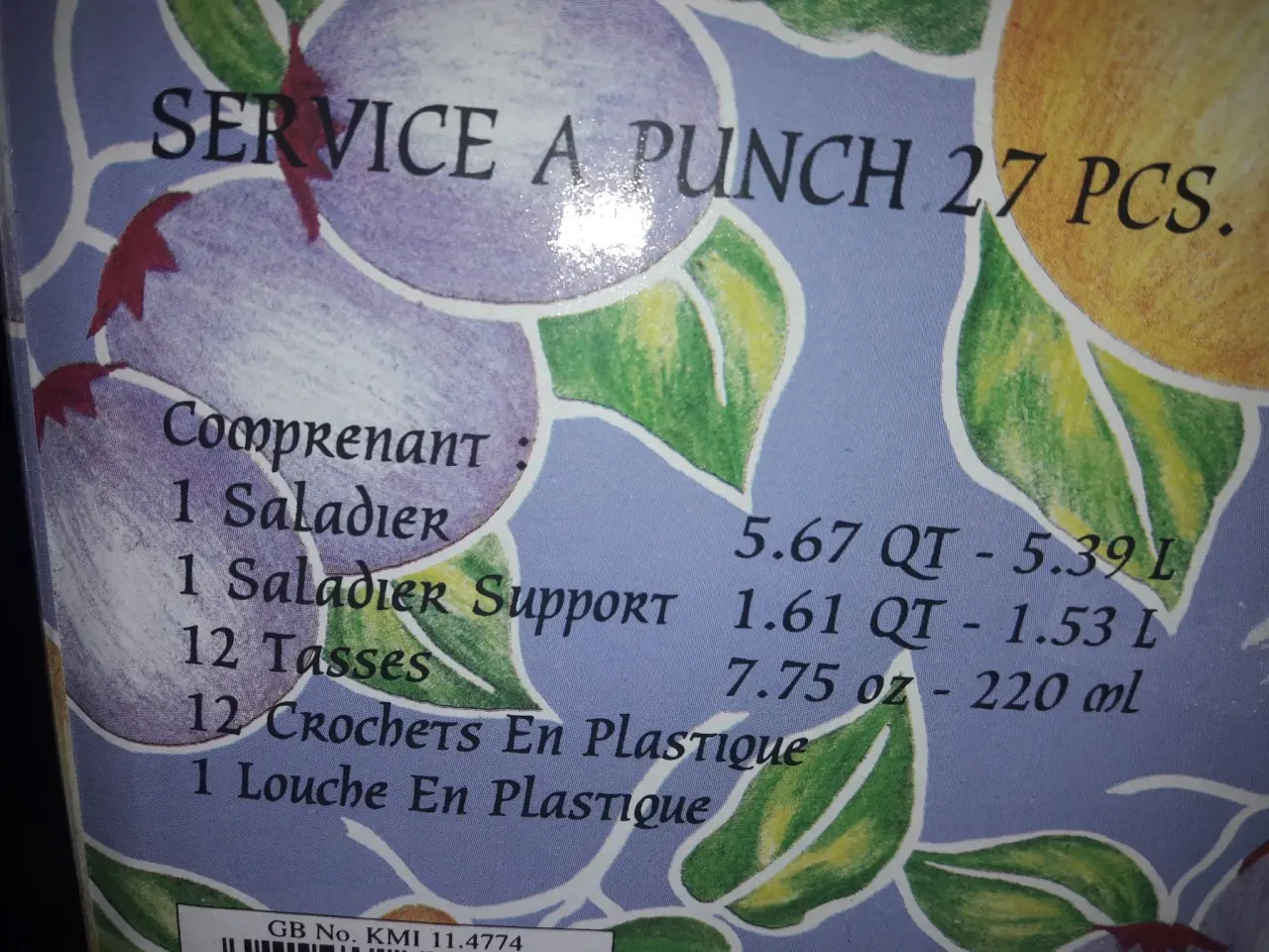 Billede 2 - Punch glas sæt 