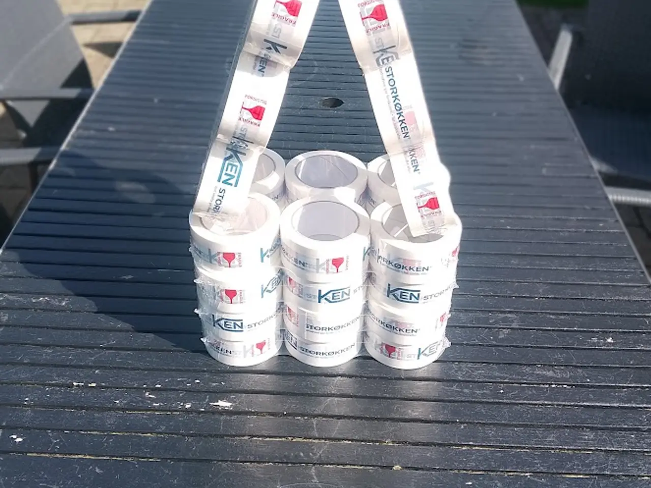 Billede 1 - 6 RULLER RULLER PAKKETAPE = 396 METER