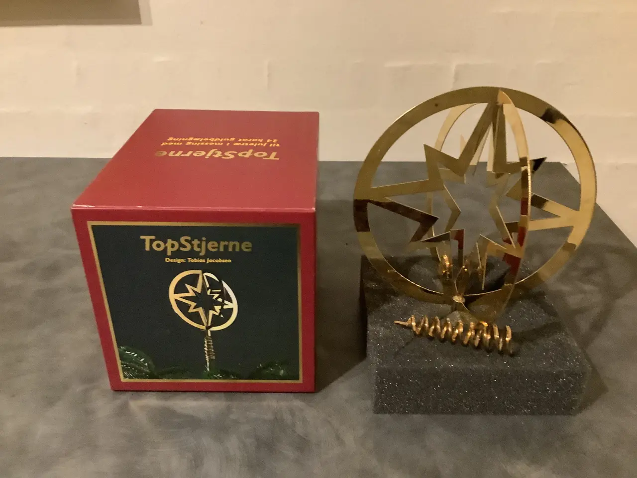 Billede 1 - 24 karat Topstjerne til juletræ