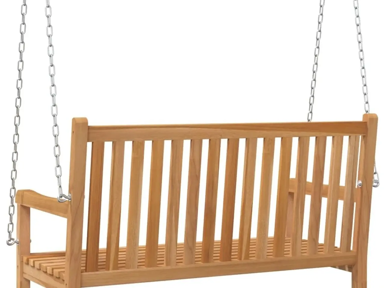 Billede 4 - Gyngebænk i massivt teaktræ 114×60×64 cm - hængesofa til haven