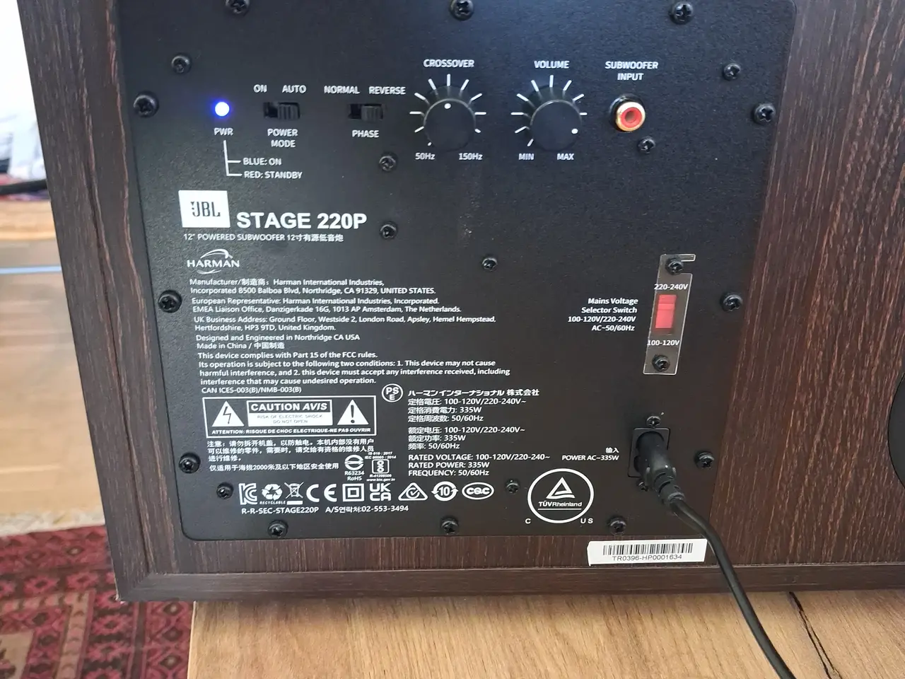 Billede 5 - Jbl stage 2 220p 12"