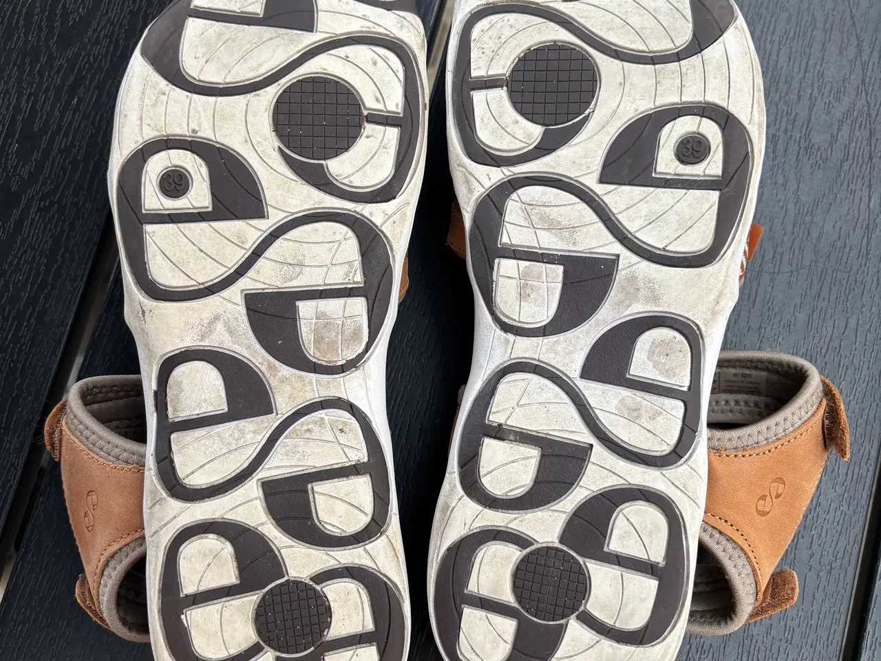 Billede 5 - Green Comfort sandaler i naturfarvet skind.