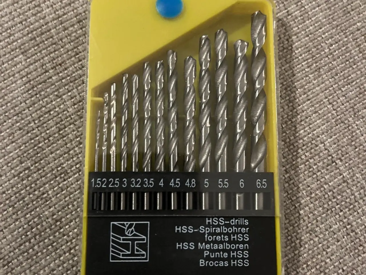 Billede 2 - Metalbor 1mm til 6,5mm - 13-dels borsæt