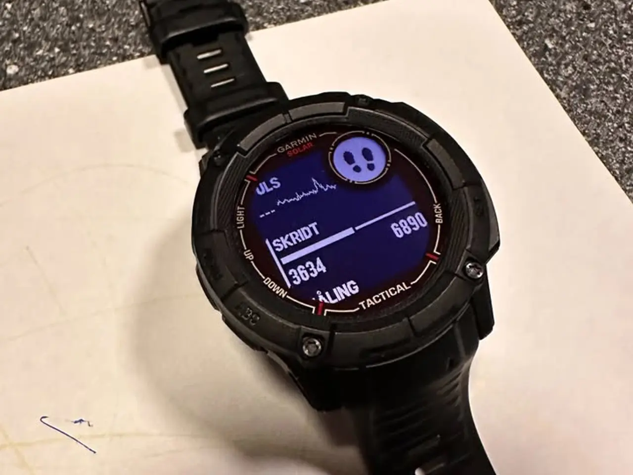 Billede 2 - 3 mdr., Garmin Instinct 2X Solar Tactical, 50 mm