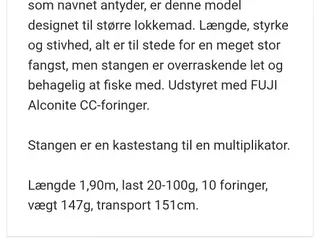 Jeg søger en illex jerkbait stang 