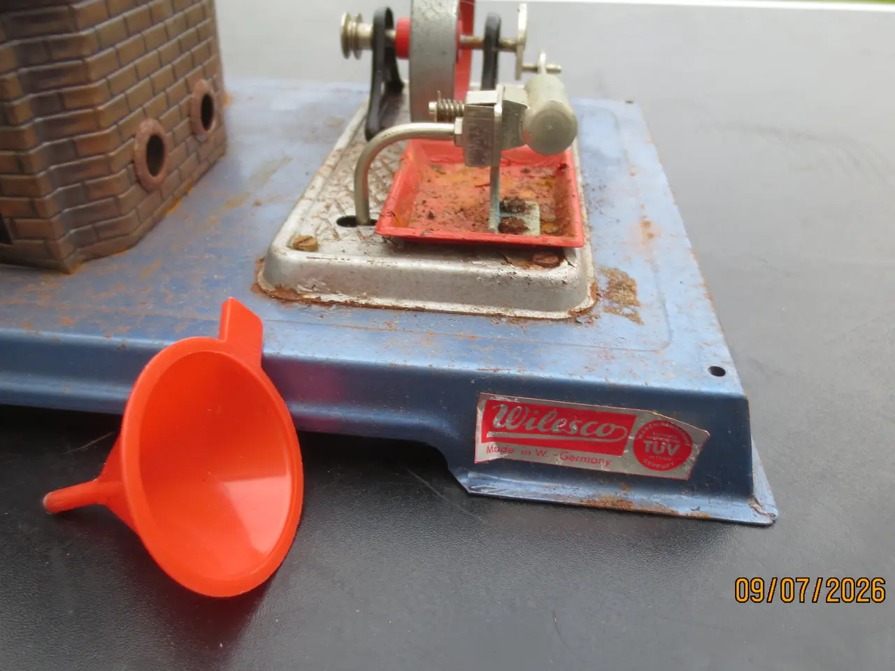 Billede 2 - 1 stk Wilesco Dampmaskine