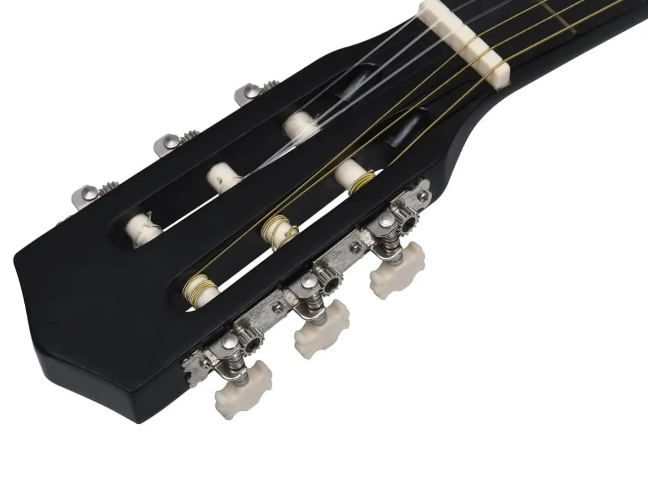 Billede 9 - Klassisk guitarsæt til begyndere 8 dele 3/4 36" sort