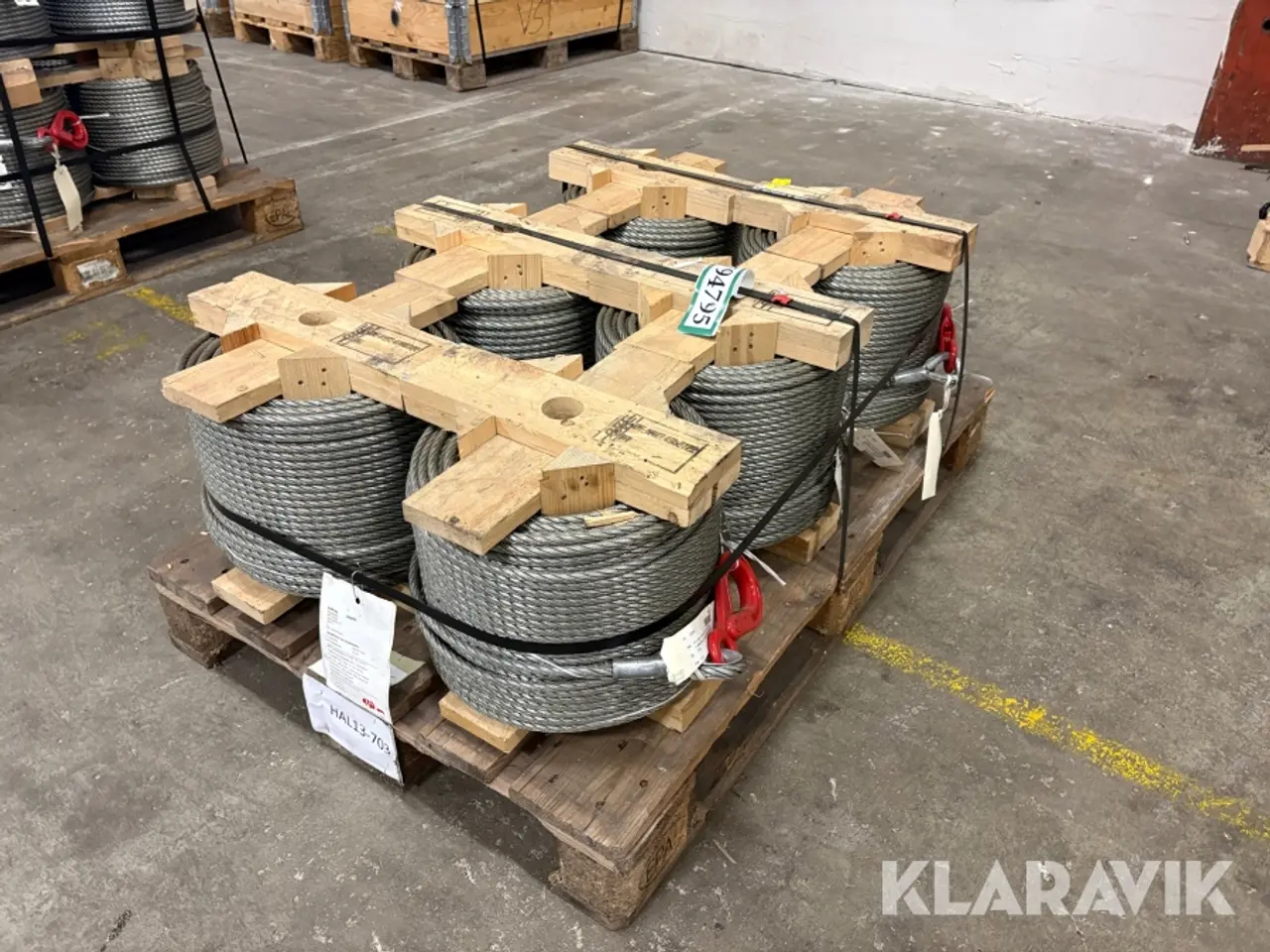 Billede 1 - Stålwire Drahtseilwerk Hemer Taurus Wire Top E Safetyhook 6 bundter 780 m