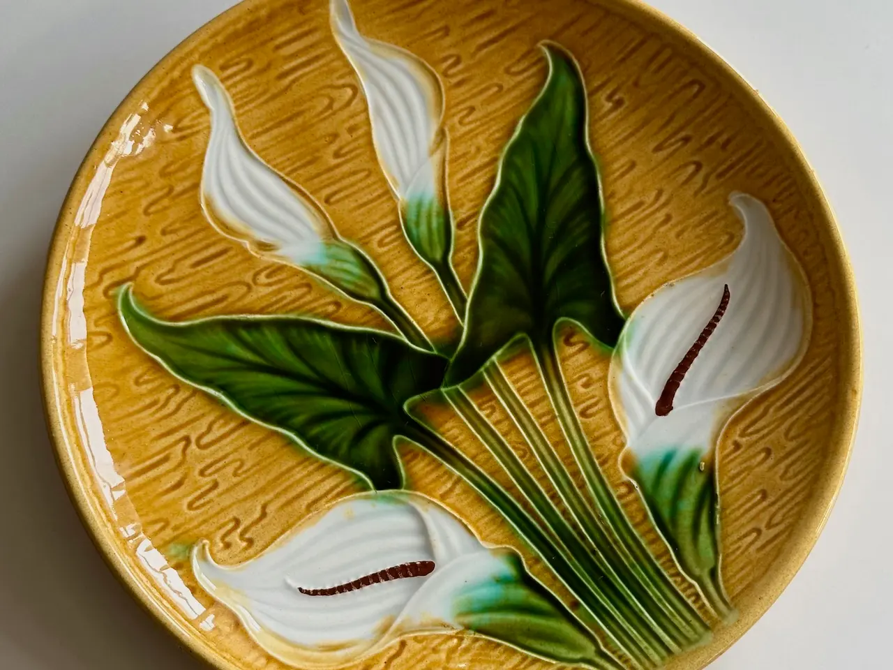 Billede 2 - Art nouveau tallerken, calla