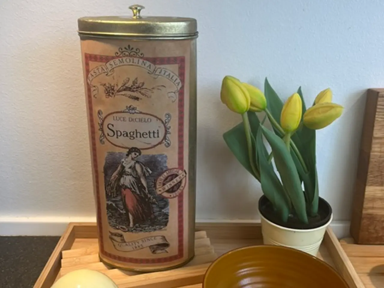 Billede 1 - Charmerende vintage spaghettidåse fra Italien