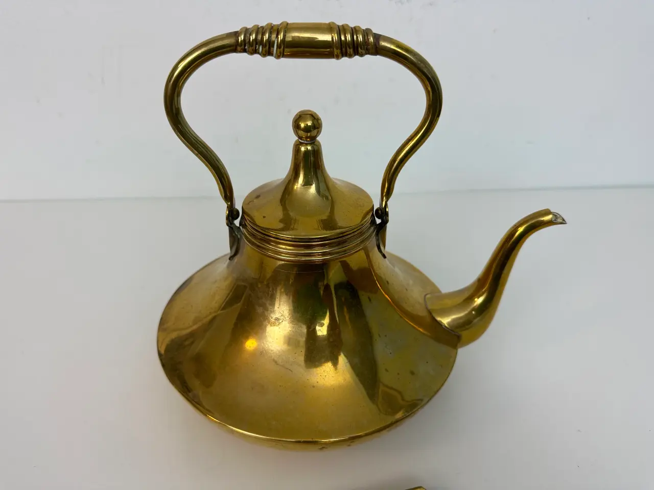 Billede 5 - Vintage tepotte / tekande i messing