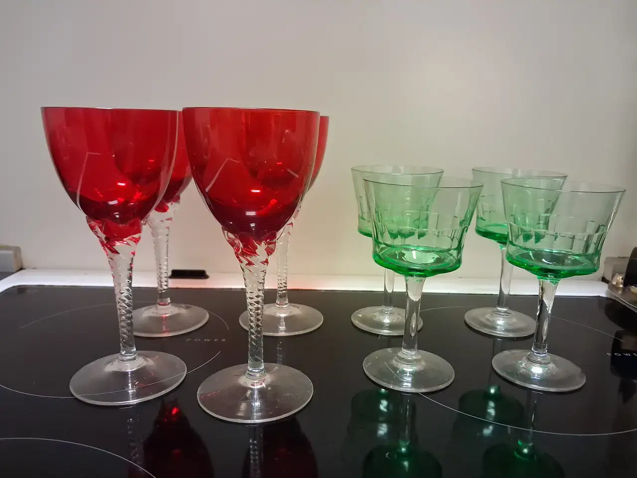 Billede 1 - Gamle sjældne grønne glas 350kr århus