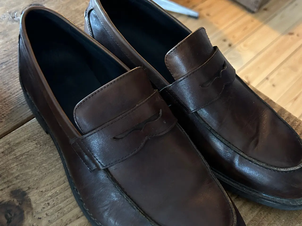 Billede 2 - Nye Lindbergh loafers i læder – str. 43