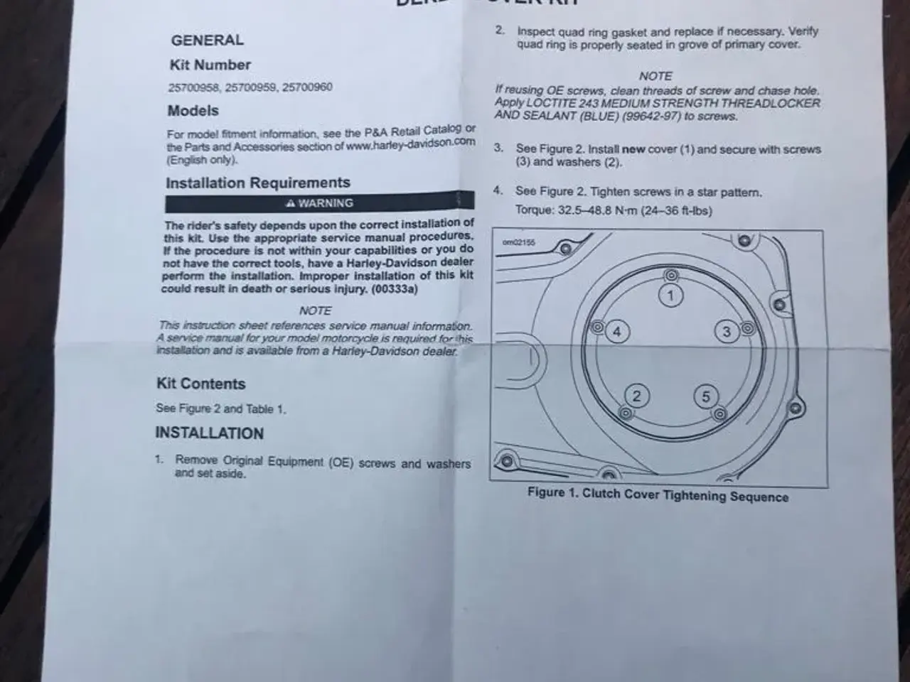 Billede 6 - Primær cover Harley-Davidson