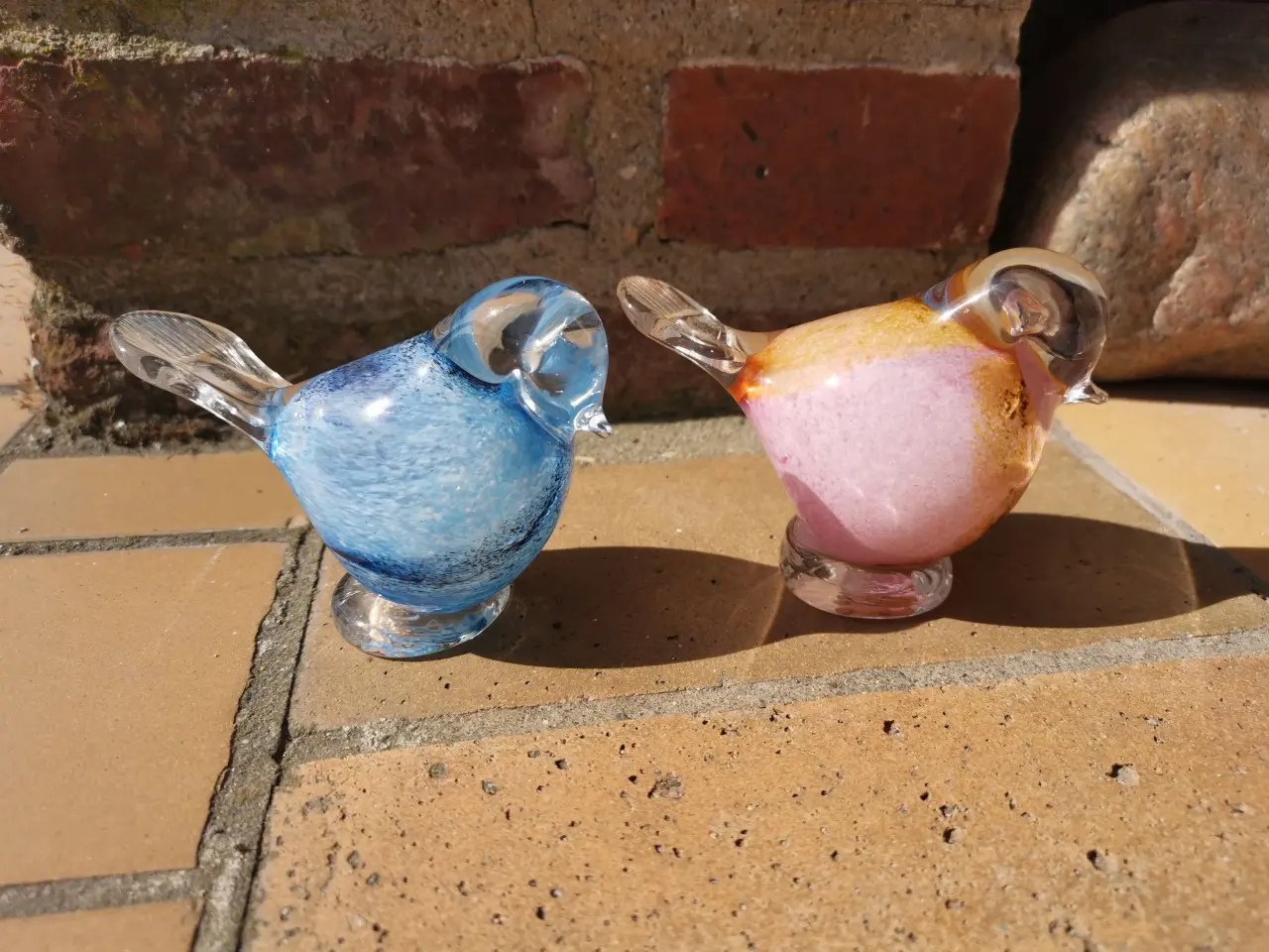 Billede 1 - Flotte Glas Fugle