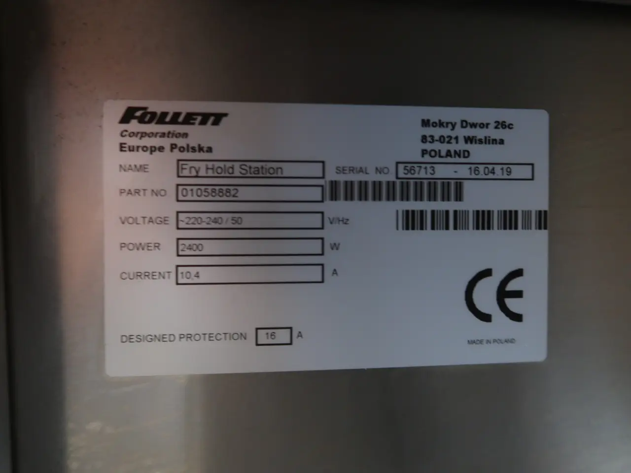 Billede 9 - Follett pommes frites varmer, 600 mm