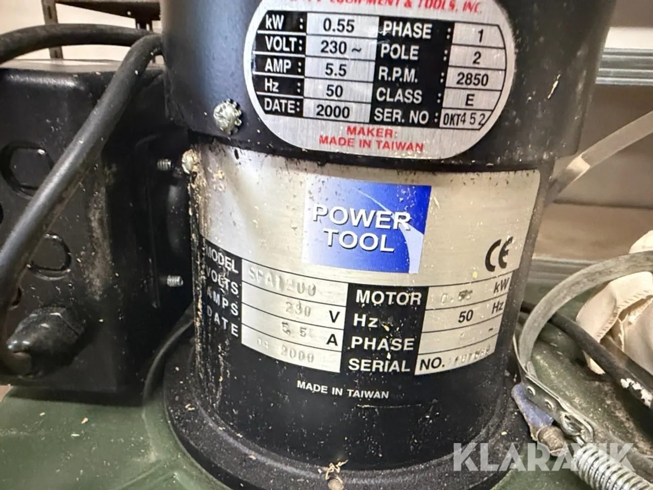 Billede 7 - Udsugning til bordrundsav Power tool SPA1200