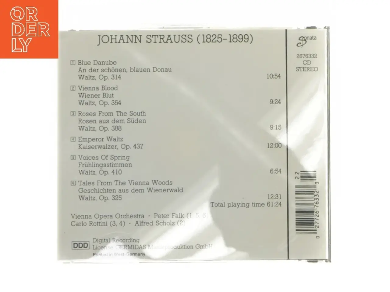 Billede 2 - Johann Strauss CD fra Sonata