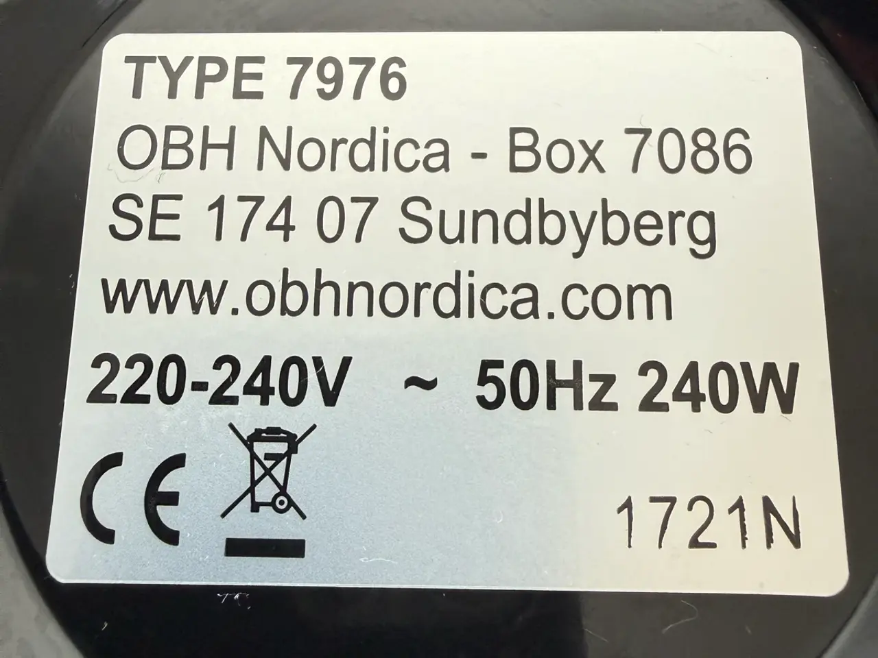 Billede 13 - Sort OBH Nordica slow cooker gryde. 