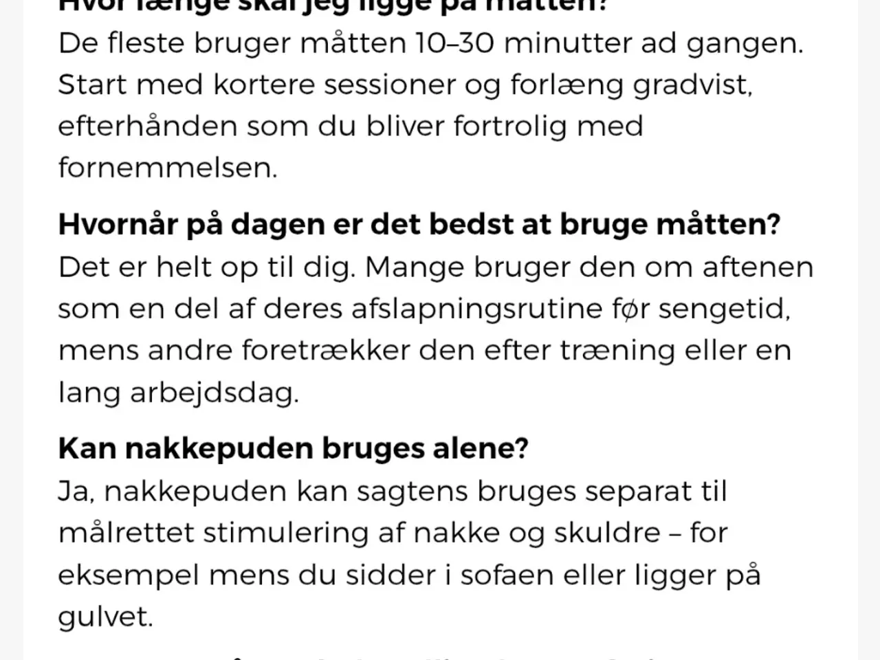 Billede 4 - Pigmåtte, fakirmåtte
