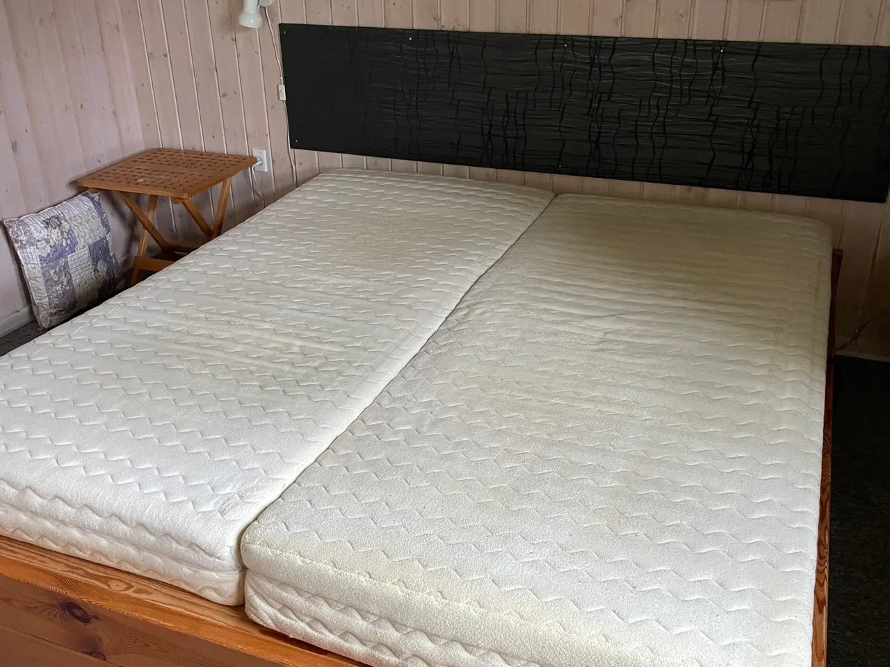 Billede 1 - Dobbelt elevationsseng incl. madrasser