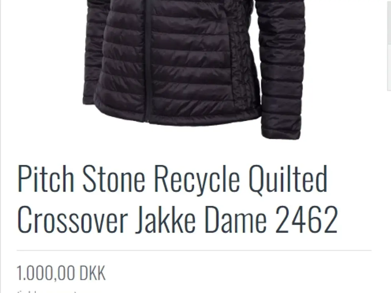 Billede 1 - PitchStone Recycle Quilted Crossover damejakke - L