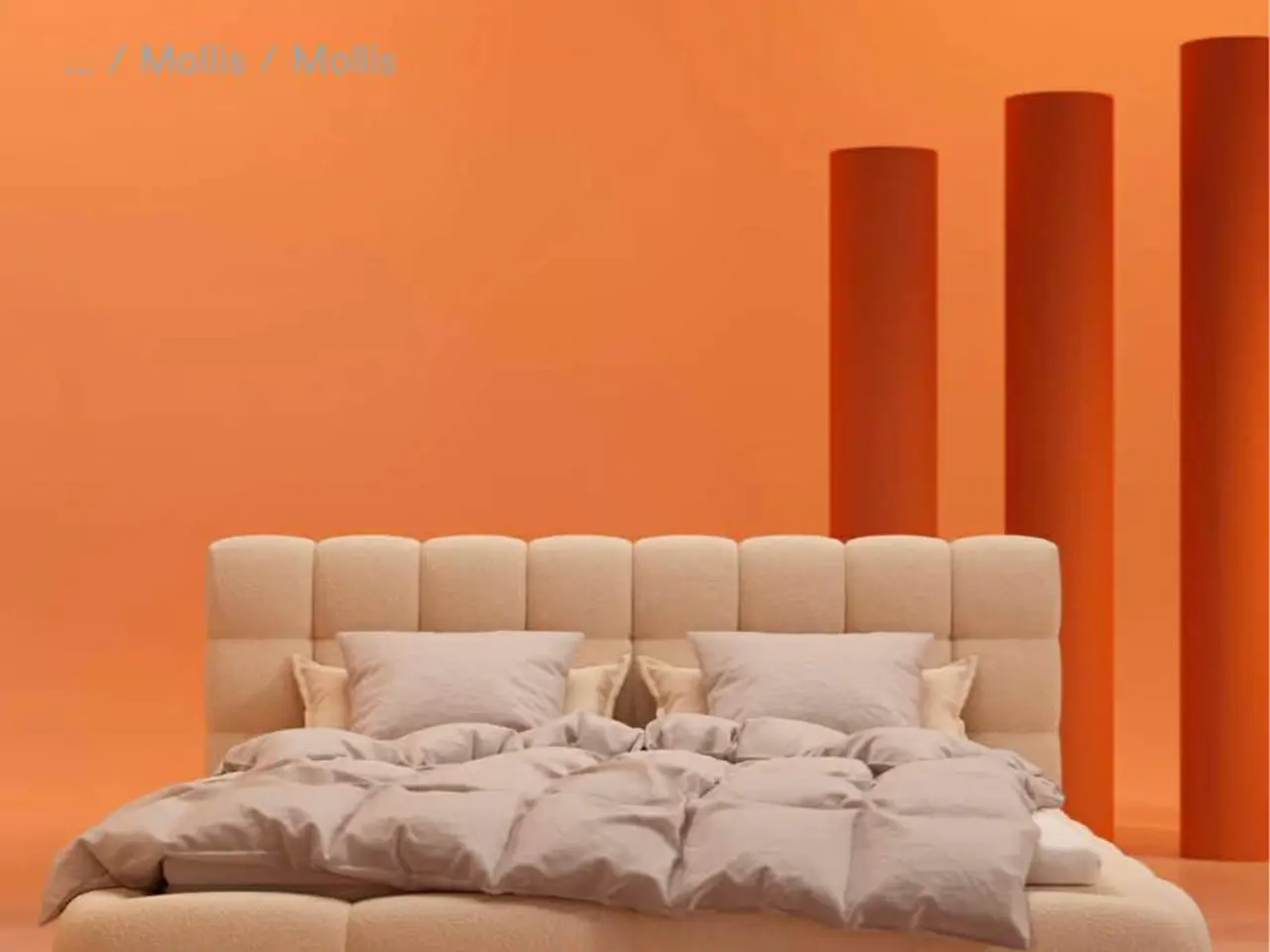 Billede 4 - Mollis Bouclé dobbeltseng i Beige