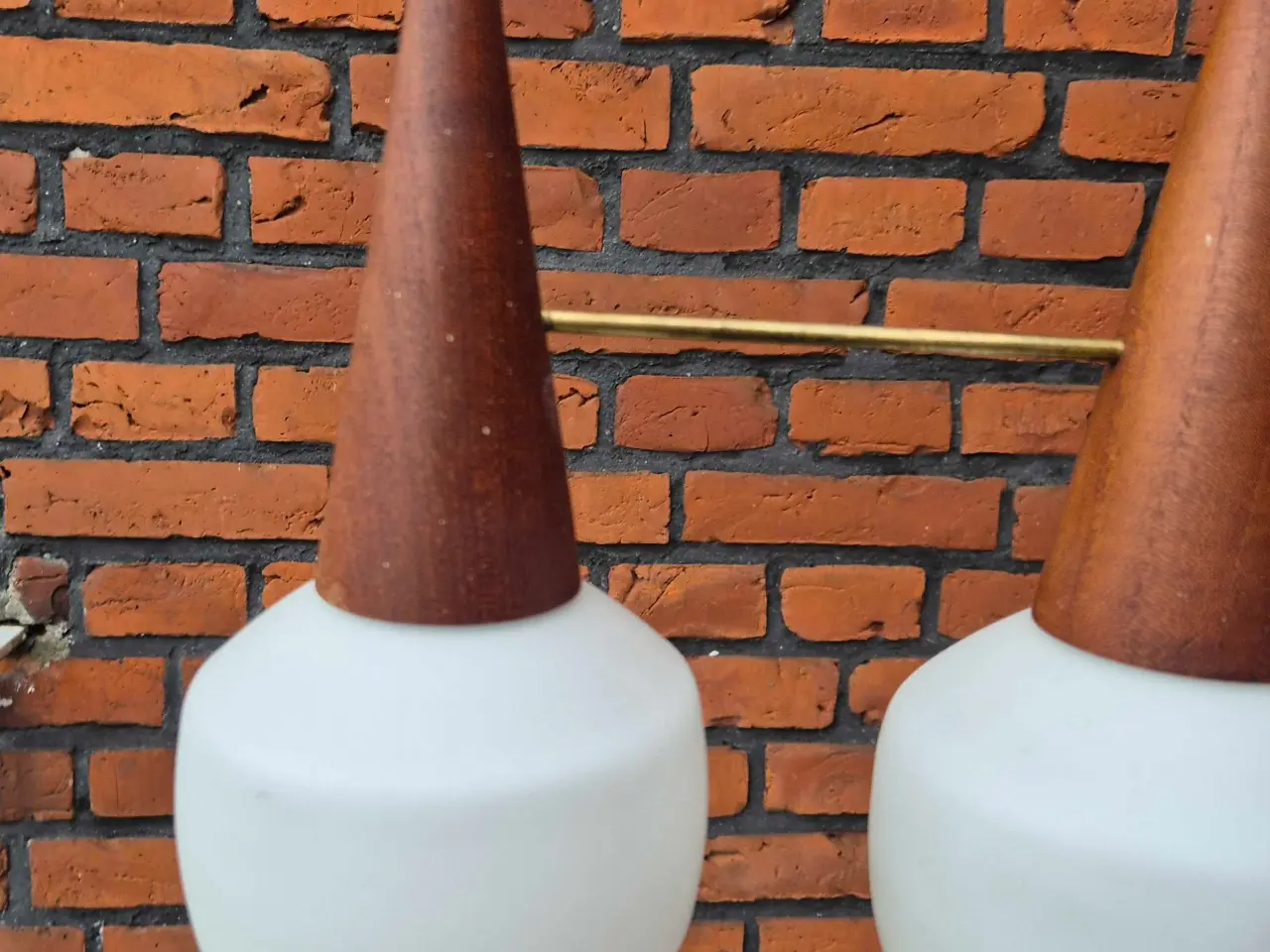 Billede 8 - Retrolampe med tre på stribe