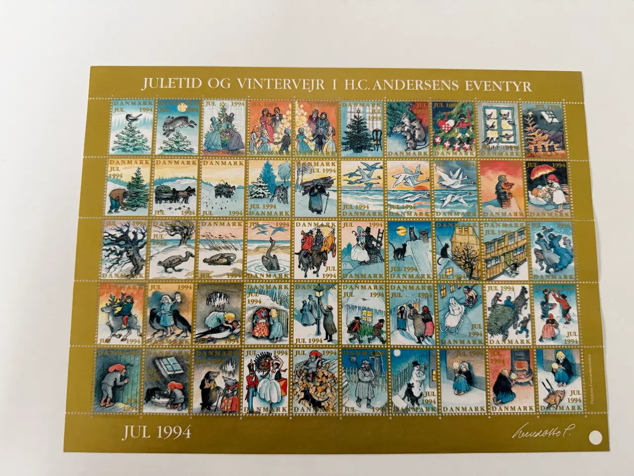 Billede 5 - Julemærkeark 1990-1999