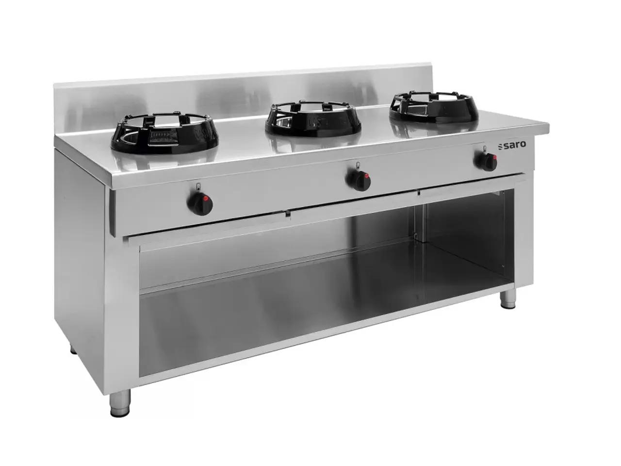 Billede 2 - Wok gaskomfur med åbent understel – Model CC/03