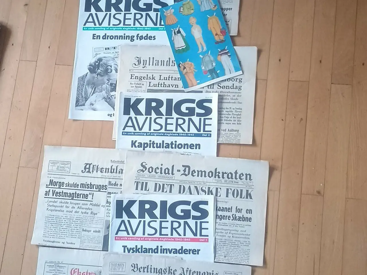 Billede 1 - Aviser fra 1940-1945