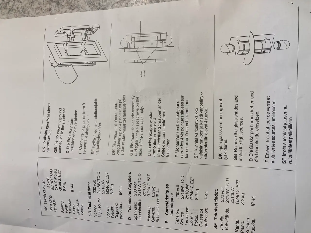 Billede 5 - Saturn Maxi Væglampe 